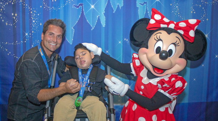 Disney and CHOC lace up shoes for charity 5k Walk in the Park